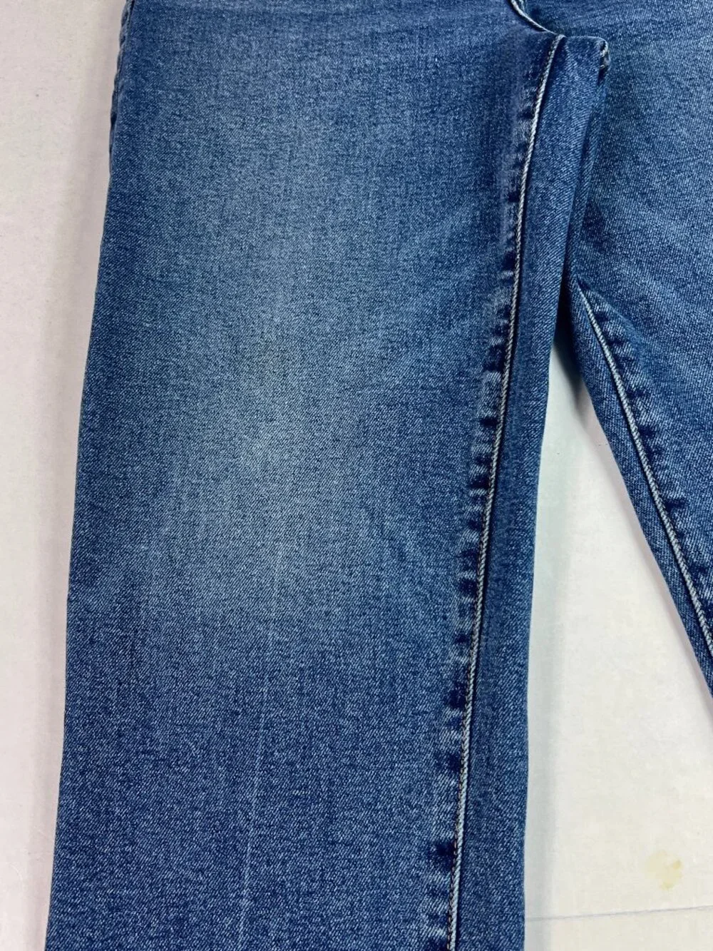 Pistola Jeans Women's 27x25* Charlie High Rise Straight Crop Blue Denim Tag 27